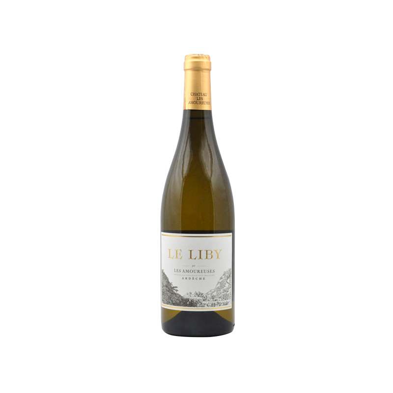 Le Liby blanc 2019 - Château les Amoureuses - IGP Ardèche - Vin blanc