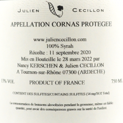 Julien Cecillon Cornas 2020 Saint Pierre