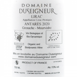 Domaine Duseigneur, Lirac Bio, Antares 2020