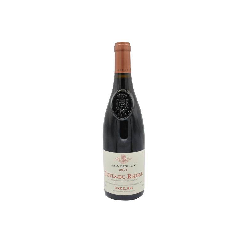 Delas Côtes du Rhône rouge Saint Esprit 2021 - Vin rouge du Rhône