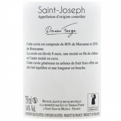 Domaine Farge Vania – Saint Joseph blanc 2020