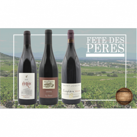Grands Vins de France - Coffret cadeau - 3 bouteilles