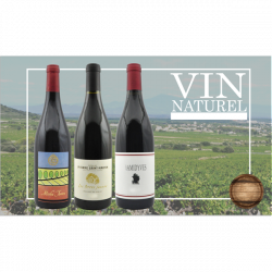 Coffret de Vin Naturel - 3 bouteilles - 55€ livraison France incluse