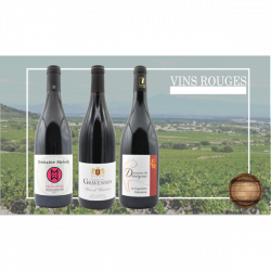 Coffret de Vin Rouge - 3 bouteilles - 55€ livraison France incluse