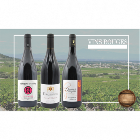 Coffret bois 5 demi-bouteilles vins de Bordeaux et Sud-Ouest - BienManger  Paniers Garnis