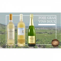 Coffret Vin et Foie gras - 3 bouteilles - 45€ livraison France incluse