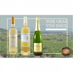 Coffret Vin et Foie gras - 3 bouteilles - 49€ livraison France incluse