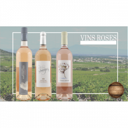 Coffret de Vin Rosé - 3 bouteilles - 39€ livraison France incluse