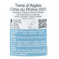 Domaine Richaud - Côtes du Rhône Bio - Terre d'Aigles 2022