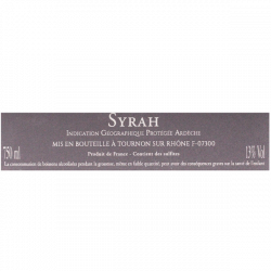 Christophe Curtat Syrah Vielles Vignes 2022