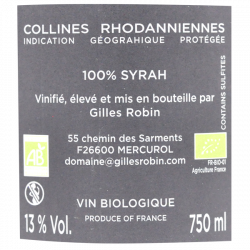 Domaine Gilles Robin Syralouette 2022