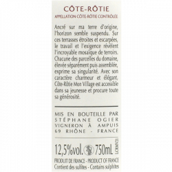 Côte-Rôtie Mon Village 2021 - Stéphane Ogier