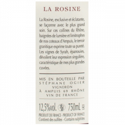 Domaine Michel et Stéphane Ogier - La Rosine 2021