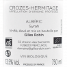 Domaine Gilles Robin Crozes Hermitage 2021 Albéric Bio