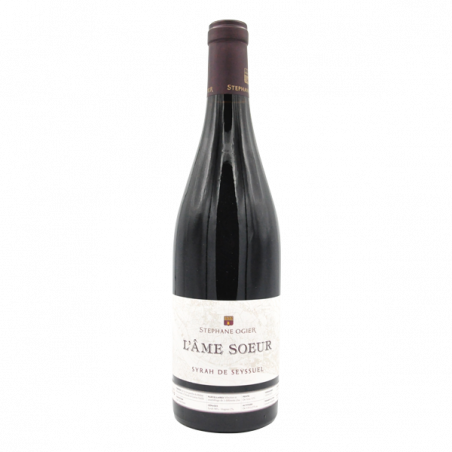 Stephane Ogier Ame Sœur – Syrah de Seyssuel 2015 – IGP Collines Rhodaniennes Stephane Ogier Ame Sœur – Syrah de Seyssuel 2015 – IGP Collines Rhodaniennes