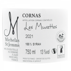 Cornas Les Murettes 2021 - Michelas St Jemms