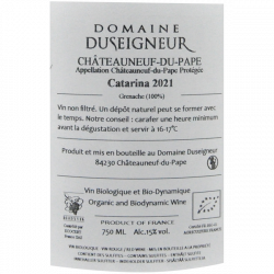 Domaine Bernard Duseigneur Chateauneuf du Pape Rouge Catarina 2021