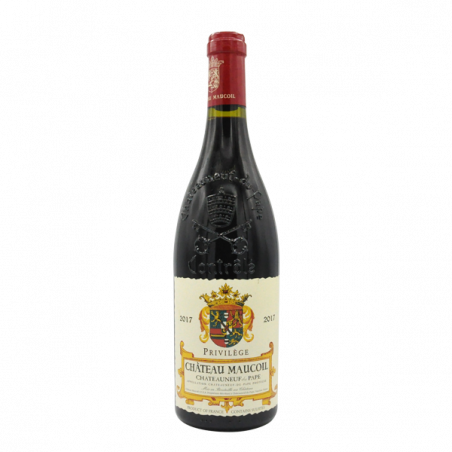 Château Maucoil Privilège 2017 - Châteauneuf du Pape bio Château Maucoil Privilège 2017 - Châteauneuf du Pape bio