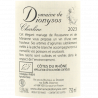 Domaine de Dionysos - AOC Côtes du Rhône Blanc - Charline Bio 2023