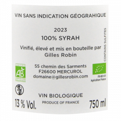 Domaine Gilles Robin l'effet 2023