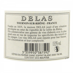Maison Delas Frères - Delas Côtes du Rhône Blanc Saint Esprit 2022