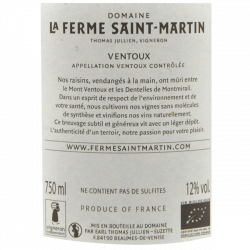 Domaine La Ferme Saint Martin – La Gerine Ventoux – Vin rouge bio 2023