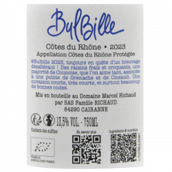 Domaine Richaud Bulbille 2023 - Vin rouge bio