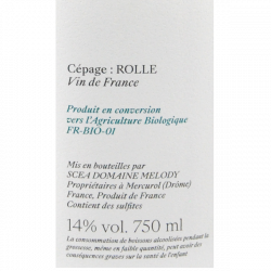 Domaine Melody Rolle Vin de France blanc 2022