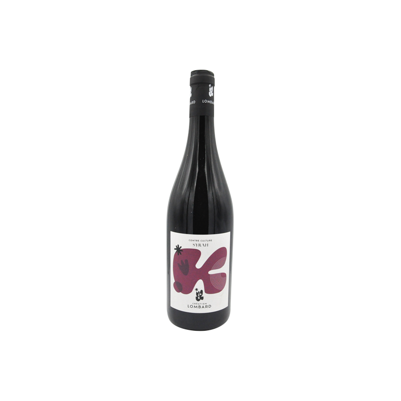 Création Lombard Syrah Contre Culture- IGP Drôme rouge bio 2023