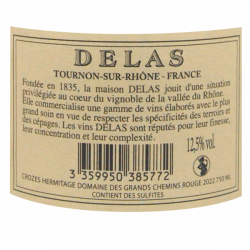 Maison Delas Frères – Delas Crozes Hermitage rouge Domaine des Grands Chemins 2022