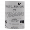 Gilles Robin Papillon Crozes Hermitage rouge 2023 Bio