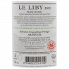 Le Liby blanc 2022 - Château les Amoureuses - IGP Ardèche