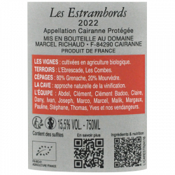 Domaine Richaud Cairanne Les Estrambords 2022