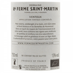 Domaine La Ferme Saint-Martin Les Estaillades 2023 – Ventoux bio