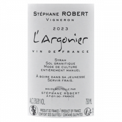 Domaine du Tunnel L'Argonier - Vin de France rouge 2023