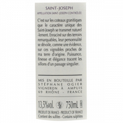 Stéphane Ogier - AOC Saint Joseph blanc - Le Passage 2023