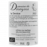Domaine de Dionysos Côtes du Rhône rouge - La Devèze Bio 2022