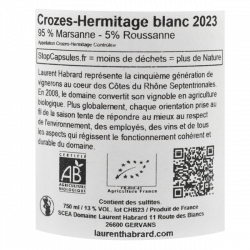Domaine Laurent Habrard - Crozes-Hermitage Blanc et Bio 2023