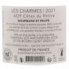 Château les Amoureuses - AOC Côtes du Rhône - Les Charmes 2021