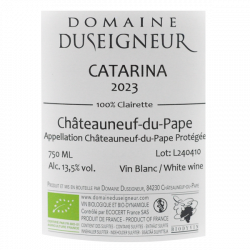 Domaine Bernard Duseigneur Chateauneuf du Pape blanc bio Catarina 2023