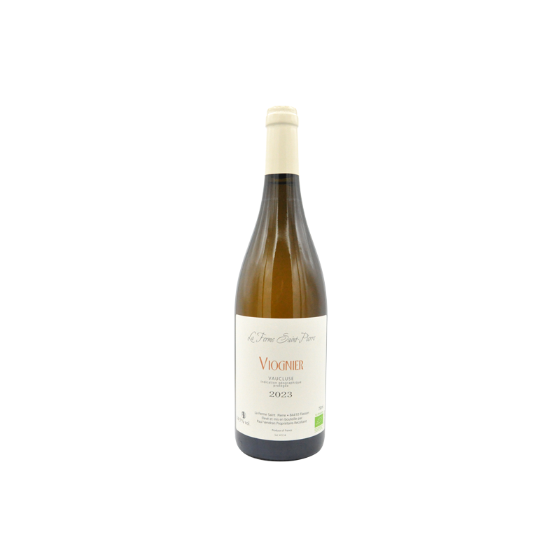 Ferme Saint-Pierre - IGP Vaucluse Blanc Bio - Viognier 2023