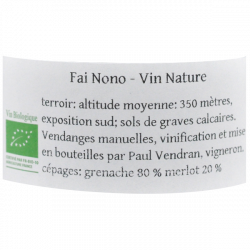 Fai Nono 2023 - La Ferme Saint Pierre de Paul Vendran