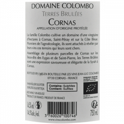 Jean Luc Colombo Cornas Terres Brûlées 2019