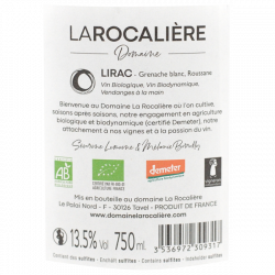 Domaine La Rocalière Lirac Blanc 2023