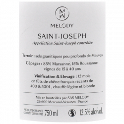 Domaine Melody Saint Joseph blanc 2023