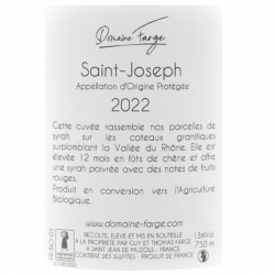 Domaine Farge Terroir de Granit – Saint Joseph rouge 2022