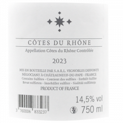 Château Sixtine - Réserve de l’Abbé 2023 - Côtes du Rhône rouge