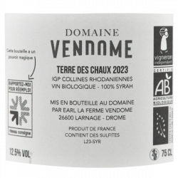 Terre des Chaux 2023 - Domaine Vendome