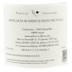 Domaine Julien Cecillon Babylone - Saint Joseph rouge 2023