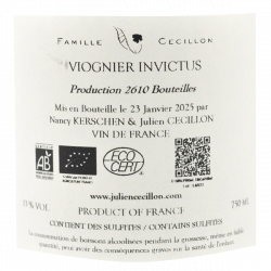Famille Julien Cecillon Viognier Invictus  2023